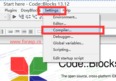 codeblock 安装配置编译环境